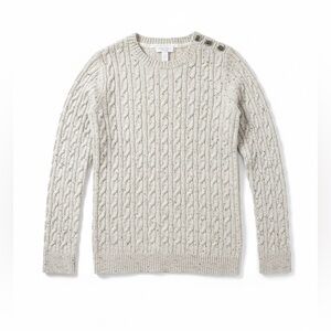 Charter Club Women’s Light Gray Cable Knit Sweater